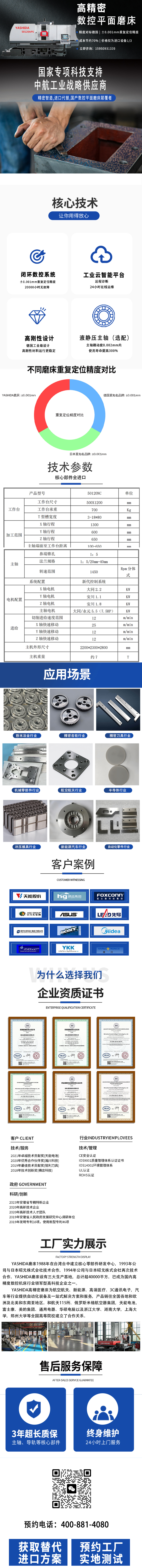 高精密數(shù)控平面磨床