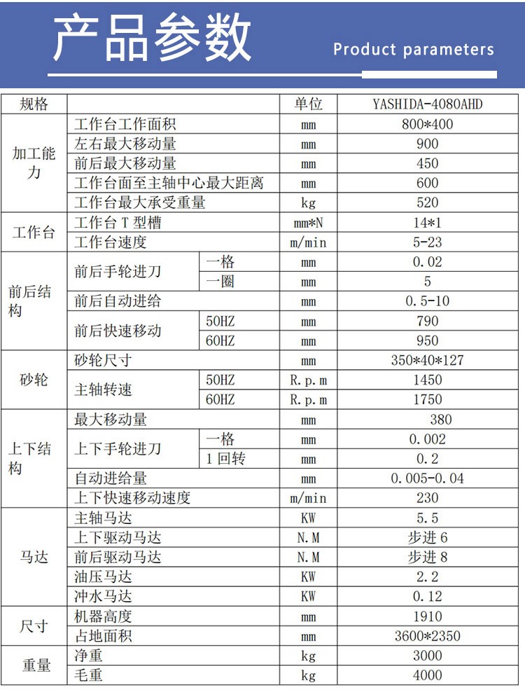 全自動(dòng)平面磨床、大水磨